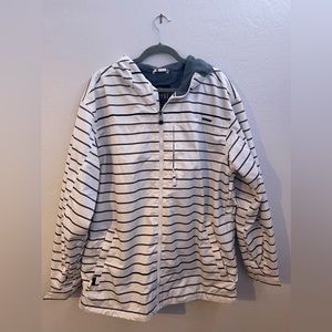 Empyre Black and White Striped Ski jacket